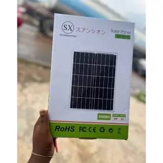 2000mah 9w Solar Panel With Cord