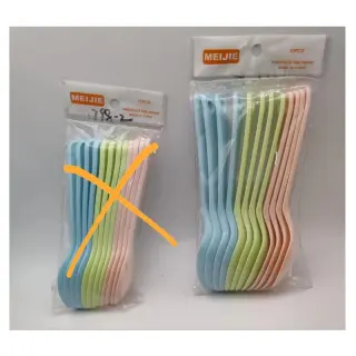 Big Kiddies Colour Spoon (12pcs)