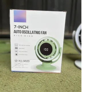 7inches Oscillating Rechargeable Fan