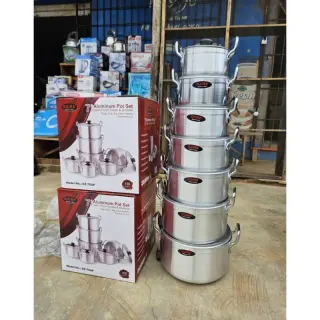 Dz70 Dzire 7pcs Aluminium Pot