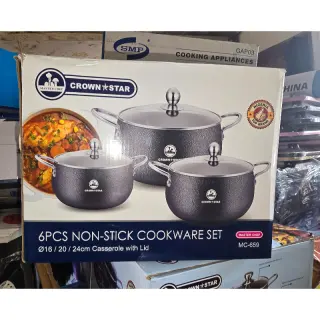 Mc659...6pcs Masterchef Nonstick Pot