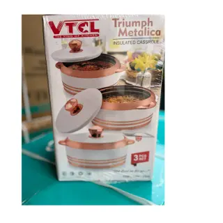 3pcs Triumph Mettalica Dinner Set