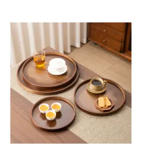 Round 4in1 Bamboo Tray