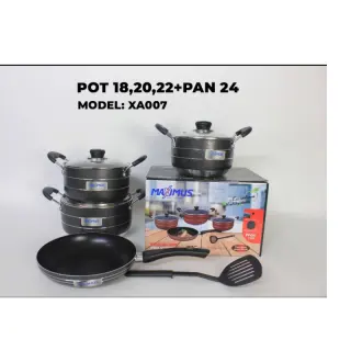 Maximus 8pcs Nonstick Pot Xa007