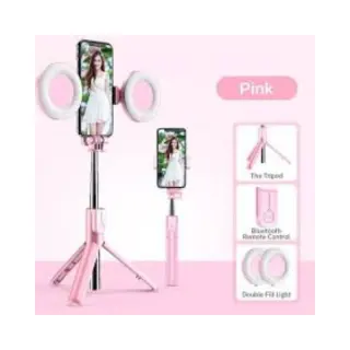 Double Led Selfie Stick