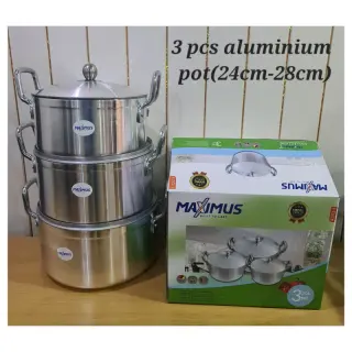 Maximus 3pcs Aluminium Pot