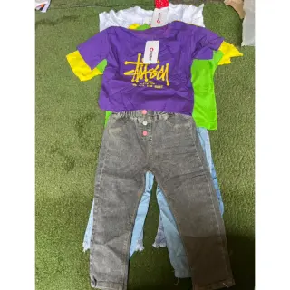 Kiddies Patpat Jeans Set/5pcs