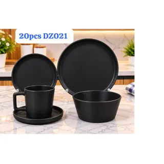 Black 1998 20pcs Dinner Set
