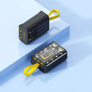 10000mah Portable Power Bank With Inbuilt Usb Cable's