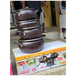Hf8811 8pcs High Quality Granite Pot