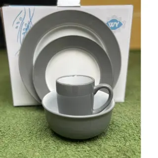 Gray 16pcs Dinner Set
