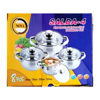 Salda 4pcs Stainless Cookware Set