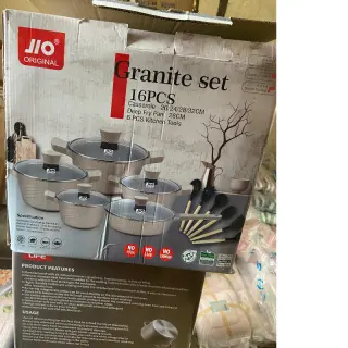 Jio 16pcs Quality Granite Pot