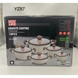 Yz87 10pcs Ucc Life Granite Pot