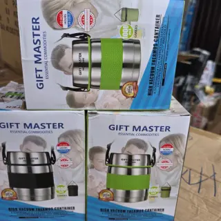 Gm685 1000ml Gift Master Food Flask With Inner And Bag