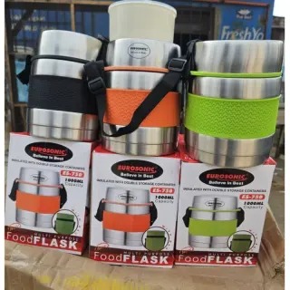 Es 750 1000ml Eurosonic Food Flask With Bag And Inner