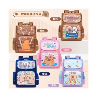 Capybara Stock Quality School Bag