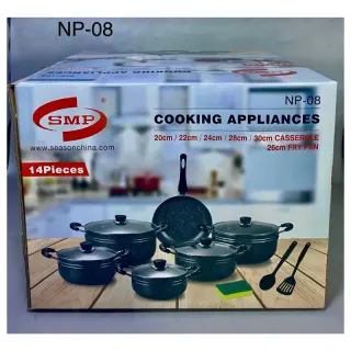 Np08 Smp 14pcs Nonstick Pot