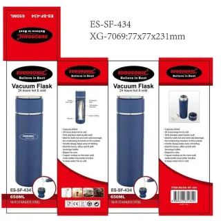 Es434....650ml Eurosonic Vacuum Flask