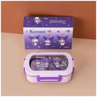 Kuromi Partition Lunch Set