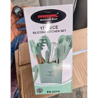 Es2214 17pcs Silicon Spoon Set