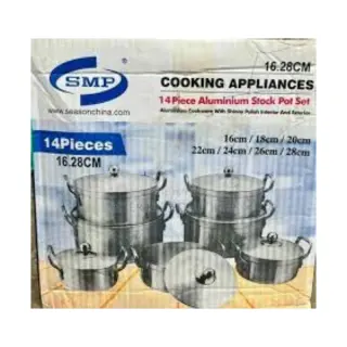 Smp 14pcs High Quality Aluminium Pot