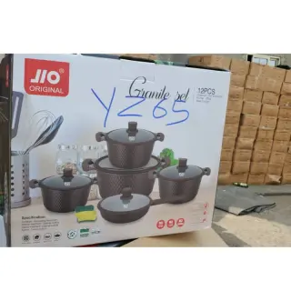 Yz65....12pcs Jio Granite Pot