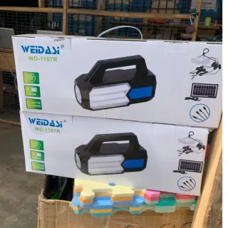 Wd-1107r Lamp With Solar Panel