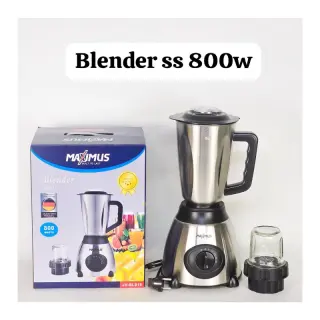 Maximus 800watt Stainless Body 2in1 Blender