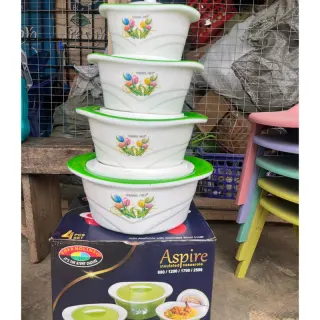 Aspire 4 Set Insulated Bowl With Stainless Inner