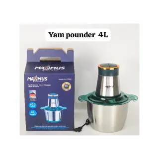 Maximus 4l Yam Pounder/food Processor