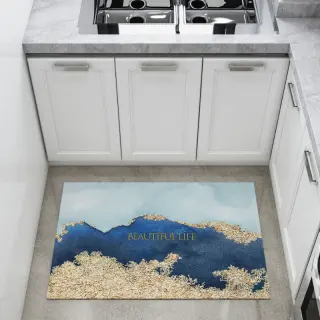 Ocean Rectangle Foot Mat
