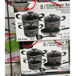 Dz5104 8pcs Nonstick Cookware Set