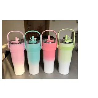Rainbow Stanley With Handle