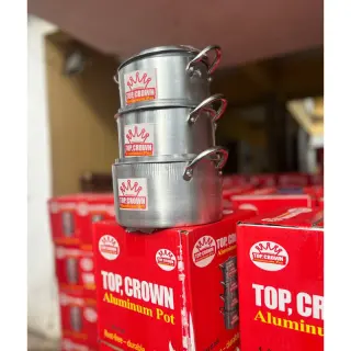 Top Crown 3pcs Aluminum Pot