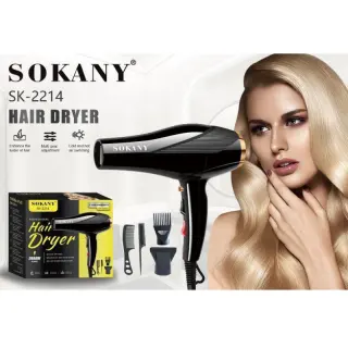 Sokany 2600watt Hair Dryer With Accessories
