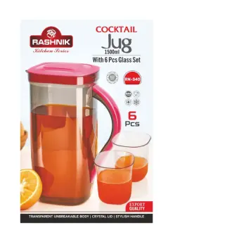 Rashnik Cocktail Jug With Cups