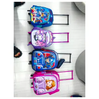 Toddlers School Bag With Trolley