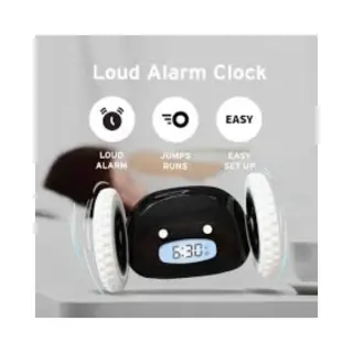 Alarm Clock With Wheels