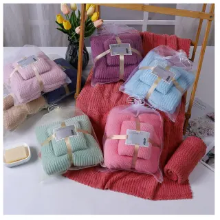 Fluffy Thick Quality 2in1 Towel
