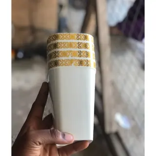 4pcs Gold Plated Cup
