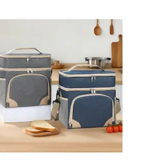 Quality Double Partition Lunch Bag