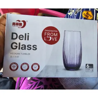 From Love Deli 6pcs Glassware