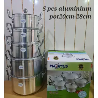 5pcs Maximus Aluminium Pot