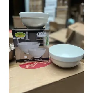 Happy 2in1 Round Ceramic Bowl