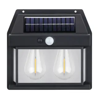 Double Light Solar Wall Lamp