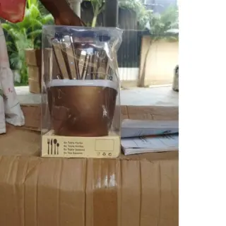 Brown Quality 24pcs Spoon Set
