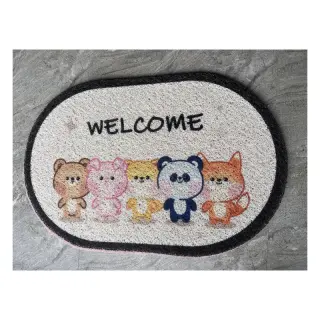 Welcome Oval Foot Mat