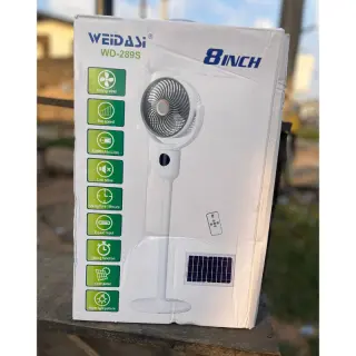 Wd2895 Rechargeable 8 Inches Air Circulating Fan With Panel And Remote 39000