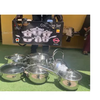 High Quality 12pcs Aluminum Pot